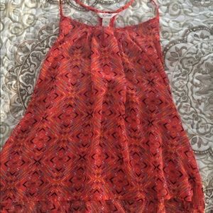 Juniors medium sheer tank top